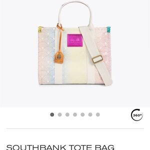 Kurt Geiger Multicolor Wave Pattern Tote